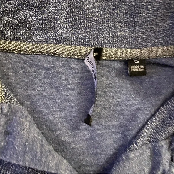 Beverly Hills Polo Club Polo Tee Shirt Mens Small Navy Blue Grey Logo - Picture 6 of 7